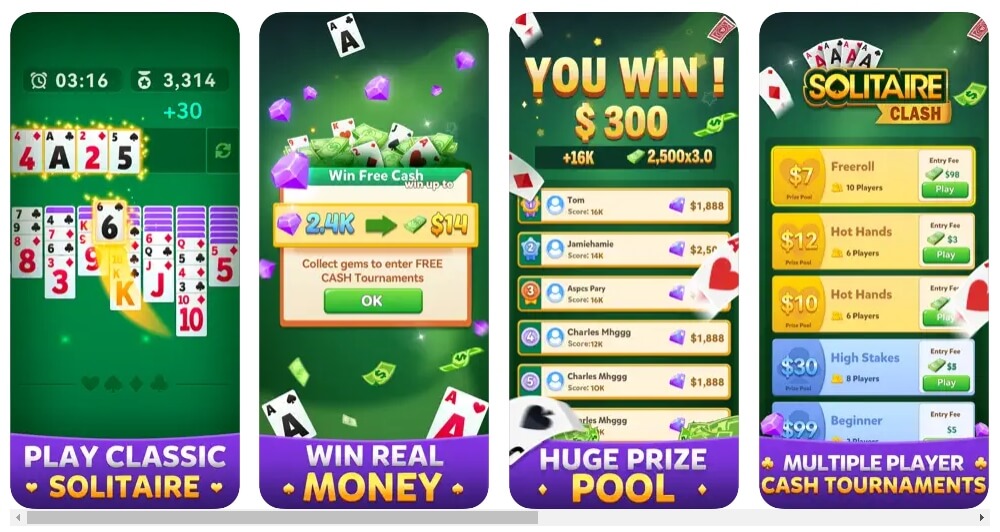 Solitaire Clash Review – Win Real Money