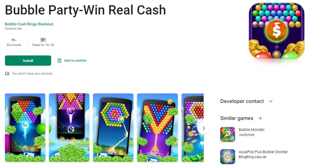 Bubble Buzz: Win Real Cash App Review - Real Money Gamer